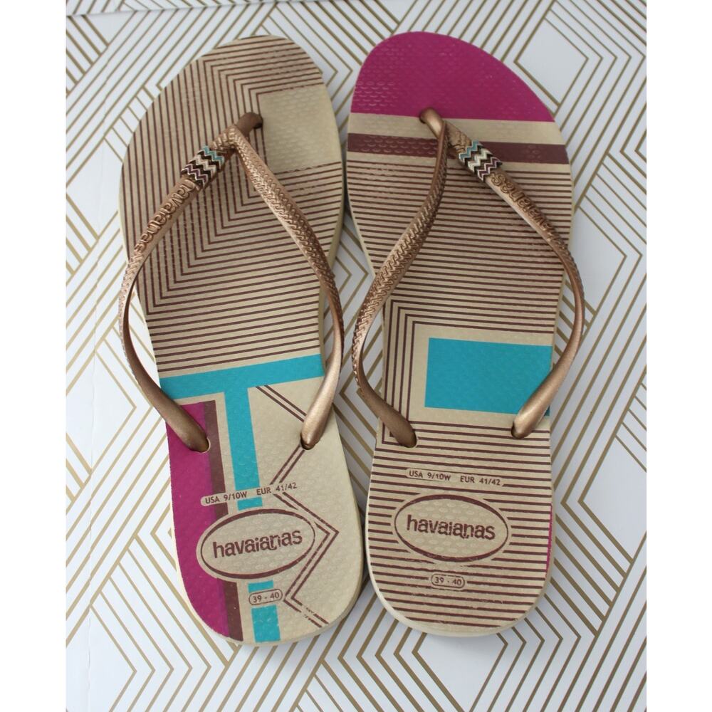 Havaianas Womens Multicolor 9/10W Pre-Owned